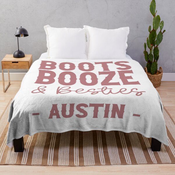 Item preview, Austin Bachelorette Party Dusty Pink Boots Booze and Besties Country Western Design designed and sold by mysticblvd.