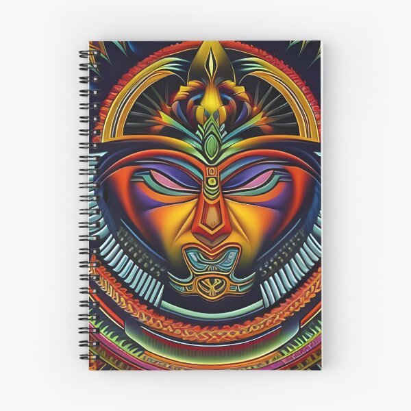 Item preview, New World Gods (3) - Mesoamerican Inspired Psychedelic Art designed and sold by TheThirdEye.