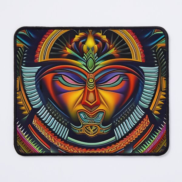 Item preview, New World Gods (3) - Mesoamerican Inspired Psychedelic Art designed and sold by TheThirdEye.
