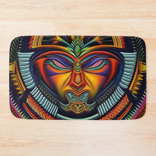 Item preview, New World Gods (3) - Mesoamerican Inspired Psychedelic Art designed and sold by TheThirdEye.