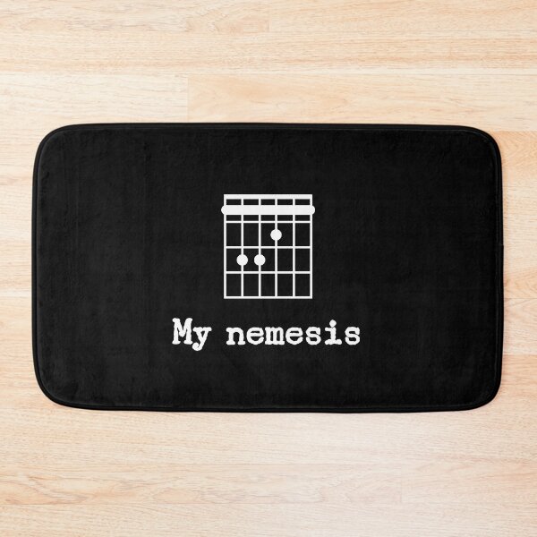 Item preview, My nemesis  F Chord Guitar white font designed and sold by NerdnGeekshop.