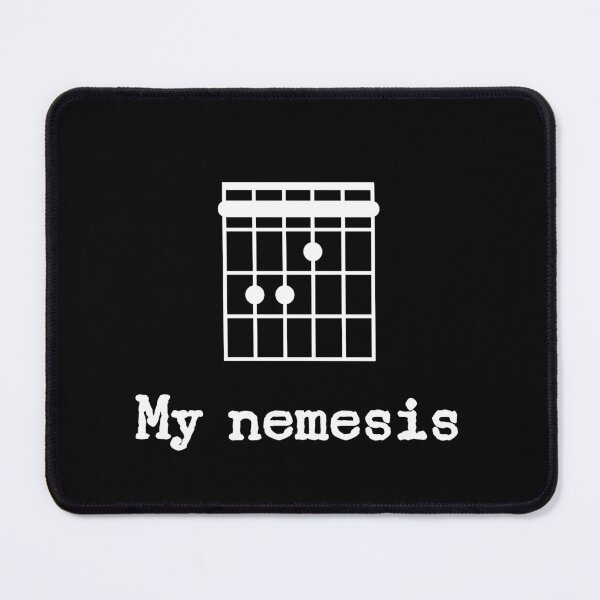Item preview, My nemesis F Chord Guitar white font designed and sold by NerdnGeekshop.