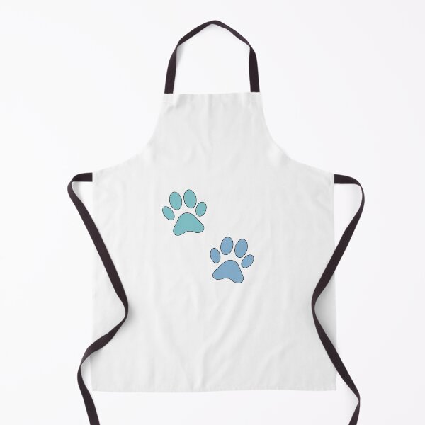 Item preview, blue dog's paws stickers designed and sold by Kiniusia.