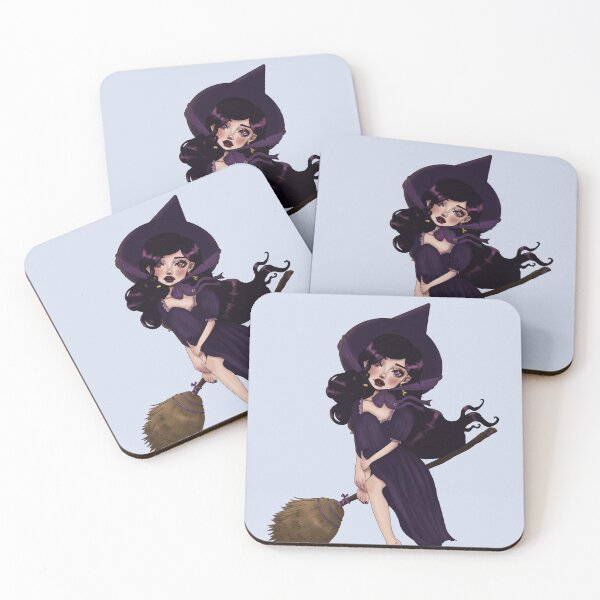 Item preview, Witchy Broom Sticker Witch Artwork designed and sold by Jenna Wing-Hu.