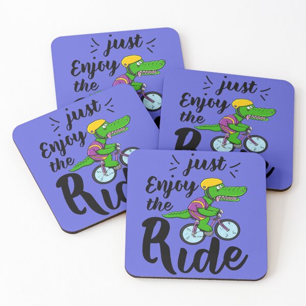 Item preview, Just enjoy the ride : crocodile riding a bike designed and sold by ImaginarStore.
