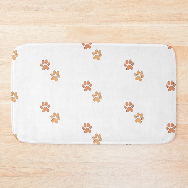 Item preview, orange dog's paws stickers designed and sold by Kiniusia.