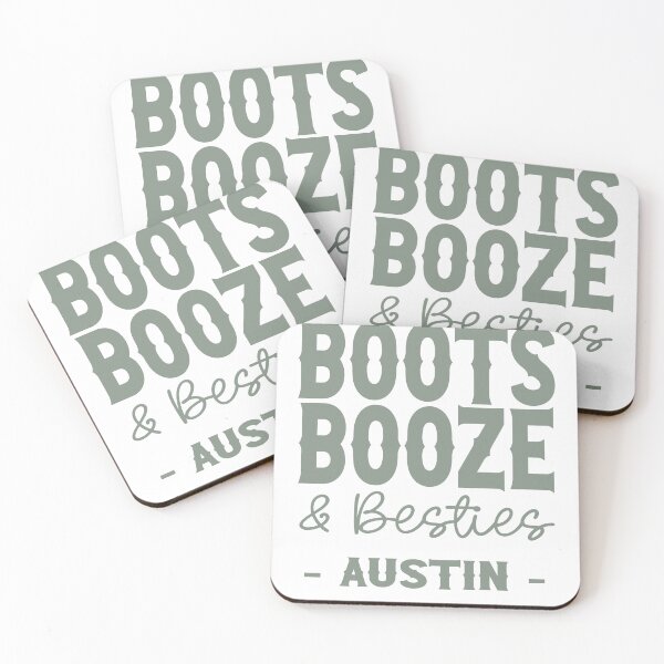 Item preview, Austin Bachelorette Party Sage Green Boots Booze and Besties Country Western Design designed and sold by mysticblvd.