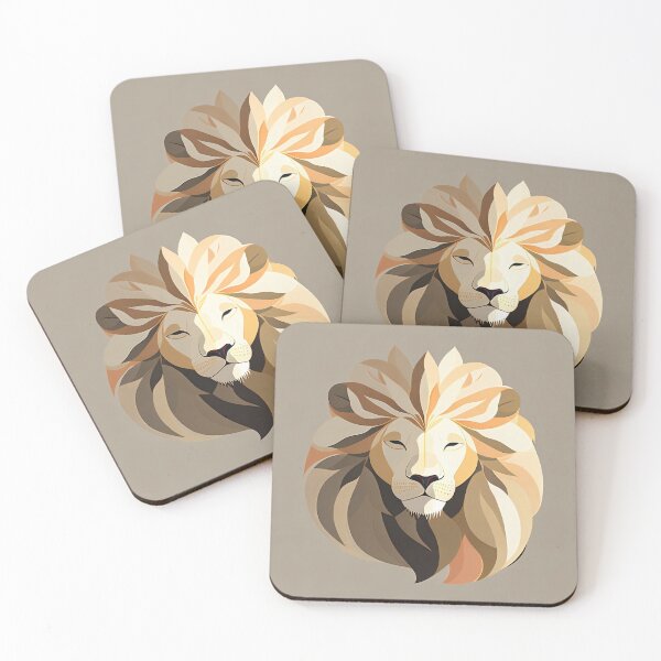 Item preview, Minimalist Boho Lionhead Decor designed and sold by BohoRhapsody.
