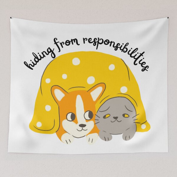 Item preview, Hiding from Responsibilities designed and sold by koolaidcupcake.