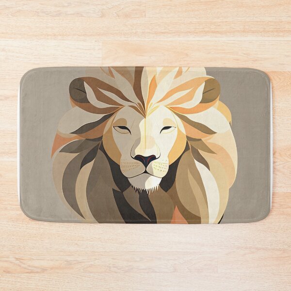 Item preview, Minimalist Boho Lionhead Decor designed and sold by BohoRhapsody.