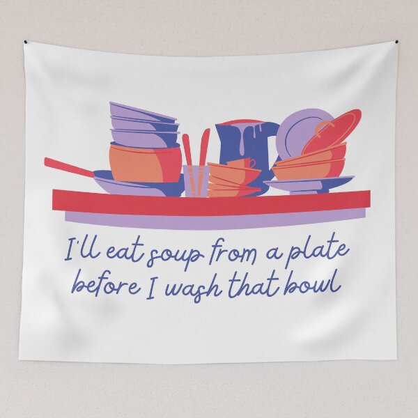 Item preview, Dishes Piling Up designed and sold by koolaidcupcake.