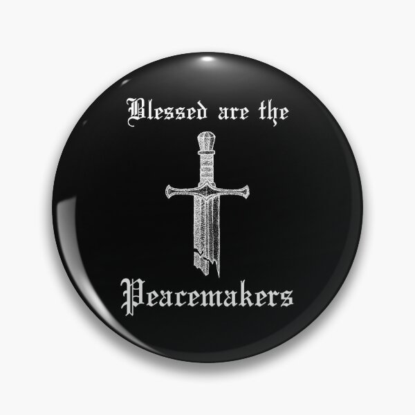 Item preview, Blessed are the Peacemakers Broken Sword Gothic designed and sold by thecamphillips.