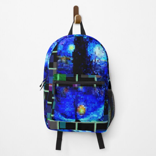 Item preview, Starry Nigth Pixel Art 8 bit Vincent Van Gogh Impressionism Art Paints Gift designed and sold by Dodern.