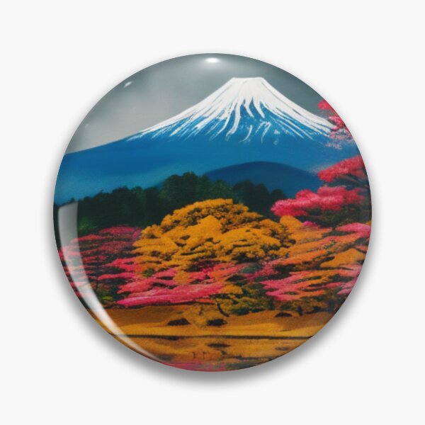 Item preview, Mystical Moonrise - Twilight Over the Valley - Japanese landscape designed and sold by WBP Mart.