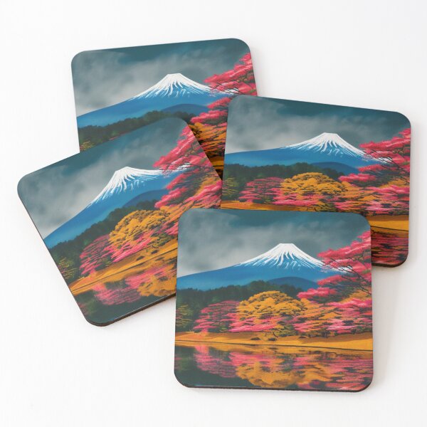 Item preview, Mystical Moonrise - Twilight Over the Valley - Japanese landscape designed and sold by WBP Mart.