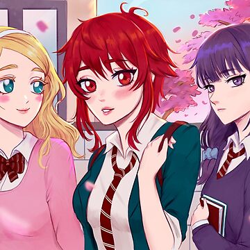 Tomo, Misuzu and Carol, Anime Tomo-chan wa Onnanoko! (Tomo-chan Is a  Girl!) Art Board Print for Sale by Risumu