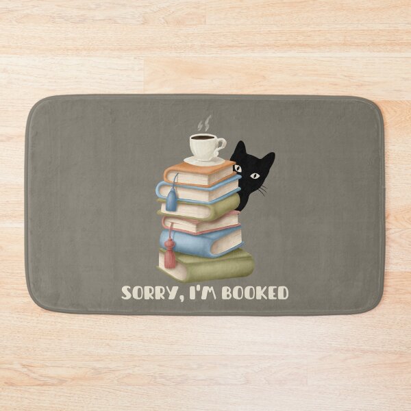 Item preview, Sorry Im Booked Cat designed and sold by SunfullyYours.