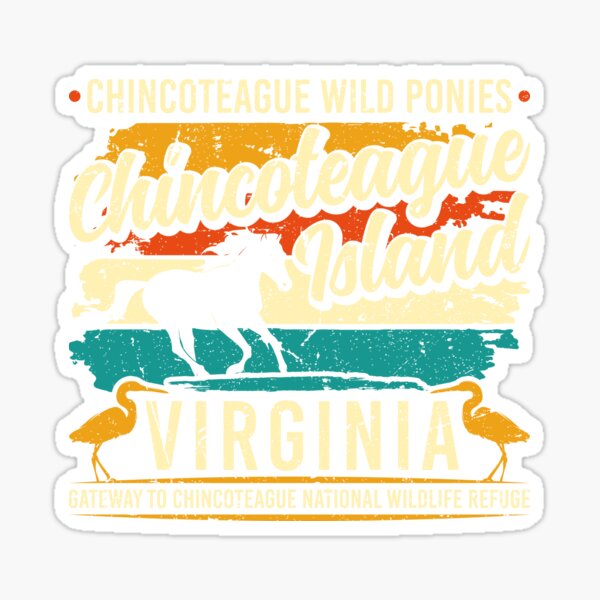 Item preview, Chincoteague Island Wild Ponies Virginia Vacation Souvenir designed and sold by Sinful Charm.