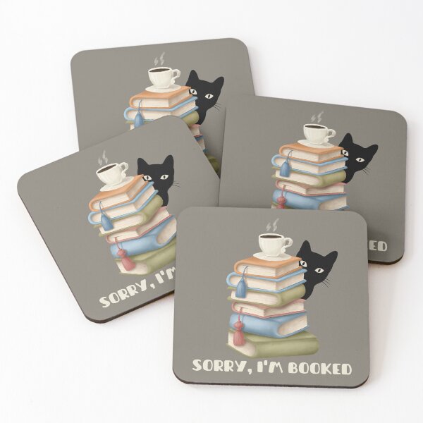 Item preview, Sorry Im Booked Cat designed and sold by SunfullyYours.
