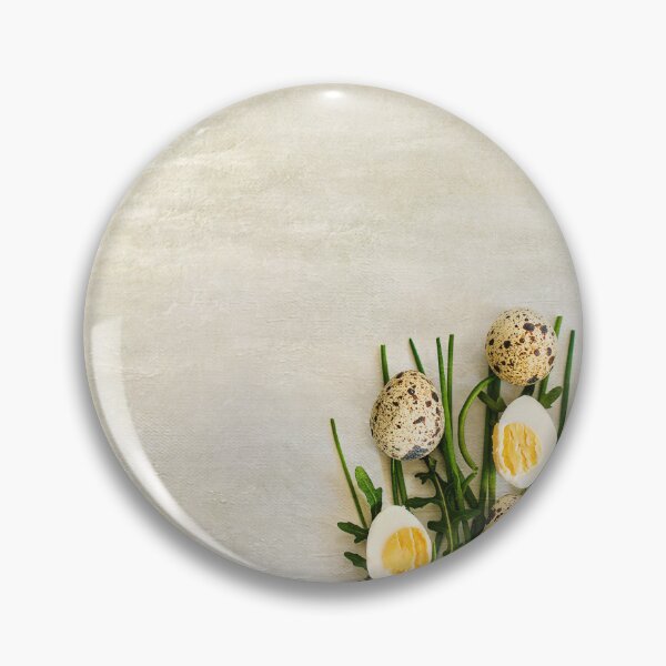 Item preview,  Easter card quail eggs and green chives designed and sold by jkrphoto.