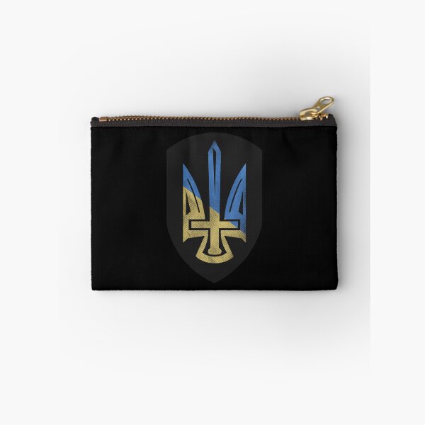 Item preview, Ukraine Zelensky Trident Tryzub With Sword Blue Yellow designed and sold by Aide.