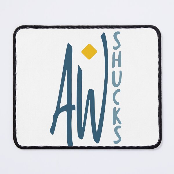 Item preview, Cornhole Pun Aw Schucks designed and sold by whyitsme.