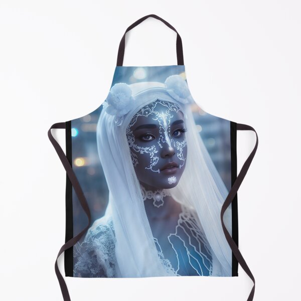 Item preview, Cyberpunk Bride with neon tatoos designed and sold by VolcanicDesign.