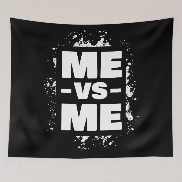 Item preview, Me Vs Me Hustler Entrepreneur Motivation designed and sold by JackCurtis1991.
