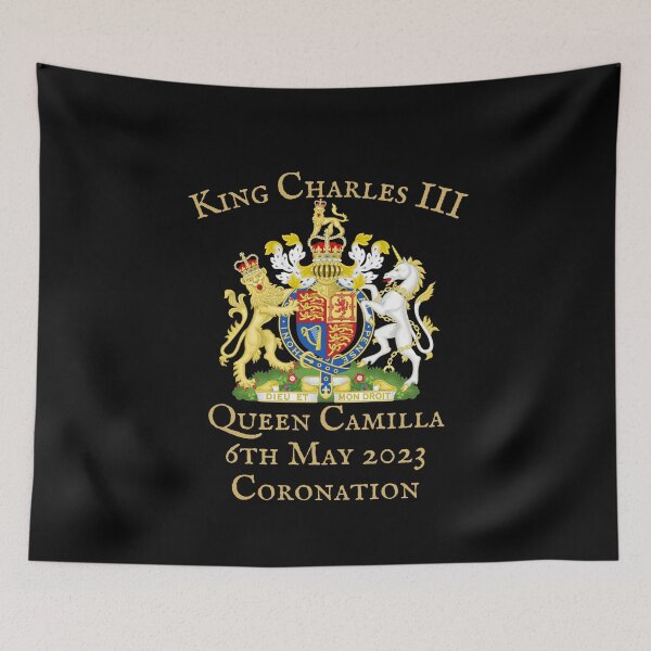 Item preview, KING CHARLES III QUEEN CAMILLA CORONATION DAY LOGO 6TH MAY 2023  designed and sold by Krafty  Arts Studio.