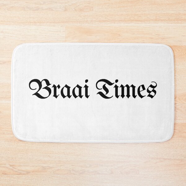 Item preview, Braai Times Newspaper Sticker designed and sold by AsteriskHouse.