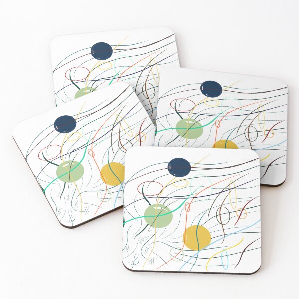Item preview, colorful abstract paint designed and sold by Taidundua.
