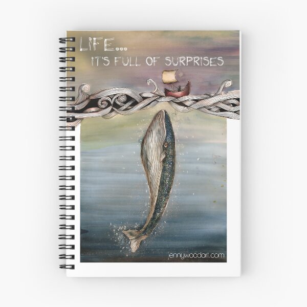 Item preview, Life is full of surprises quote designed and sold by Jenny Wood.