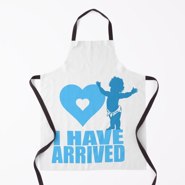 Item preview, I Have Arrived Baby Blue Heart Location Marker designed and sold by The Tinker Man's Daughter.