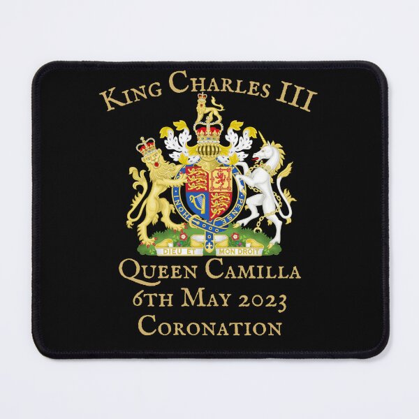 Item preview, KING CHARLES III QUEEN CAMILLA CORONATION DAY LOGO 6TH MAY 2023 designed and sold by Krafty Arts Studio.