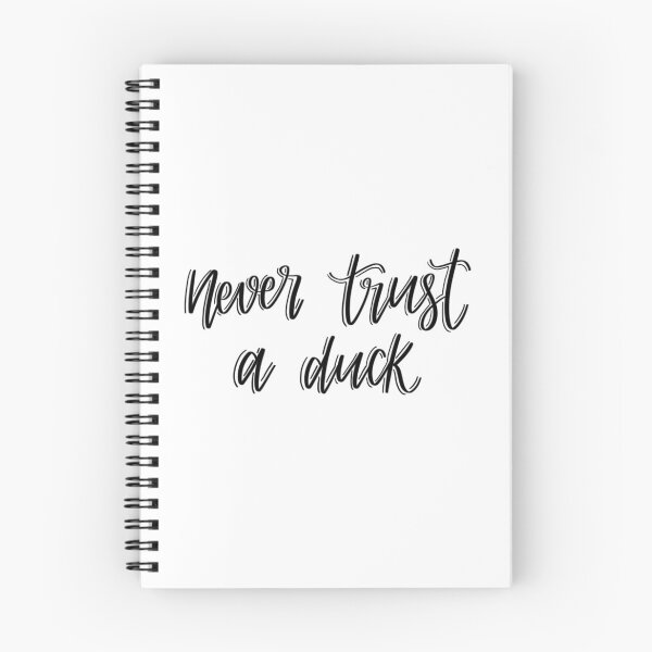 Item preview, Never trust a duck designed and sold by Bookishletters.