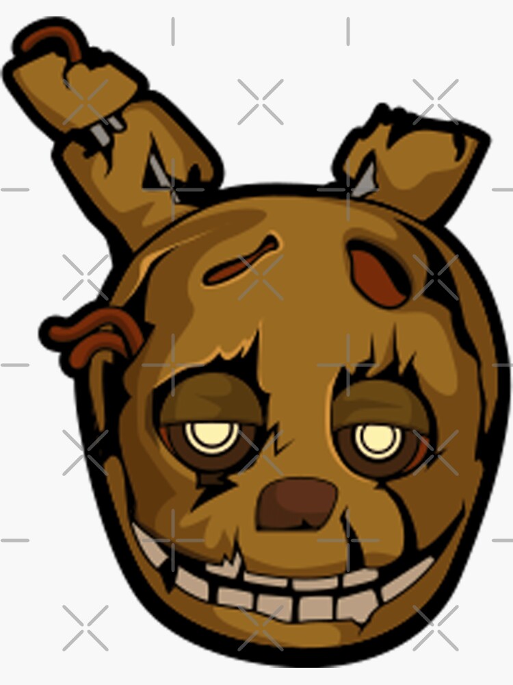 Five Nights at Freddy's - Springtrap Cute Cartoon Chibi Greeting