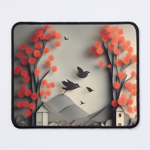 Item preview, Bird House in Paper art style designed and sold by FormFinder.