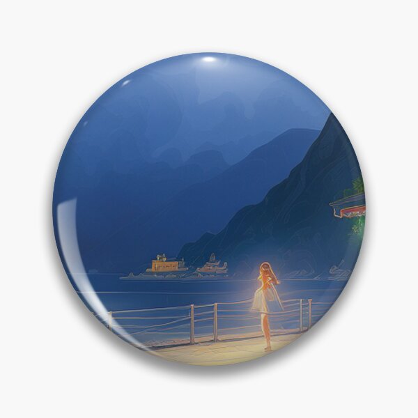 Item preview, Romantic evening mood Woman by the sea designed and sold by Bernsteinhaus.
