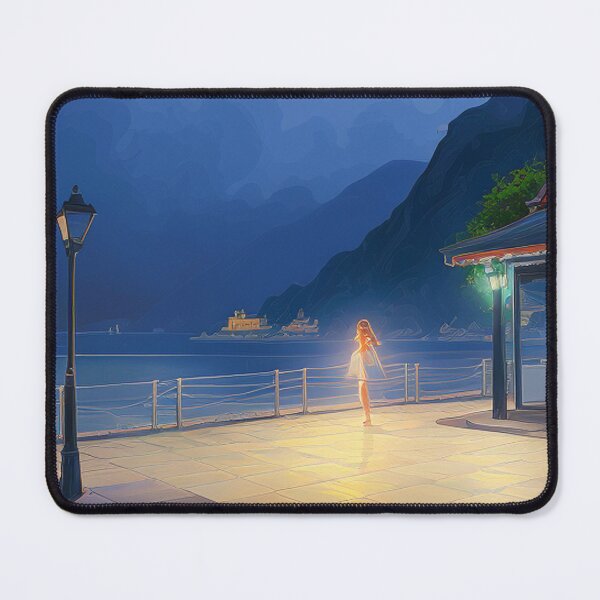 Item preview, Romantic evening mood Woman by the sea designed and sold by Bernsteinhaus.