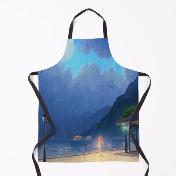 Item preview, Romantic evening mood Woman by the sea designed and sold by Bernsteinhaus.