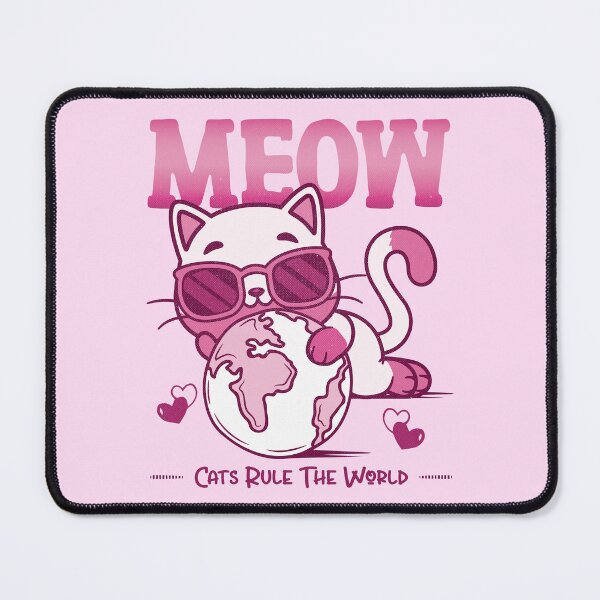 Item preview, Cats rule the world - funny cat quotes designed and sold by VichallanStudio.