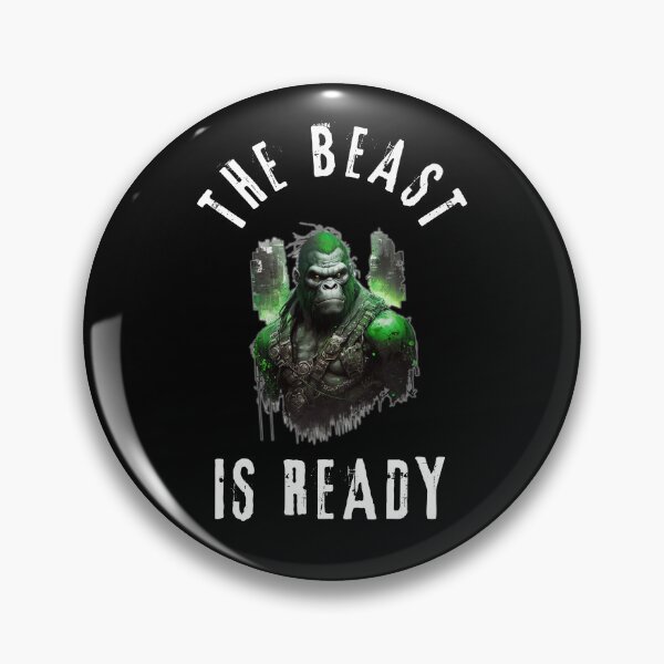 Item preview,   Gaming Slogans -The Beast Is Ready designed and sold by ImagesDesigns.