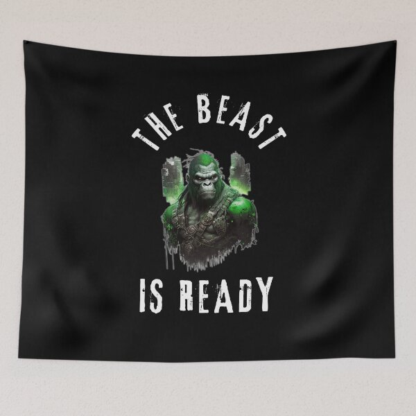 Artikelvorschau, Gaming-Slogans - Das Biest ist bereit entworfen und verkauft von ImagesDesigns.