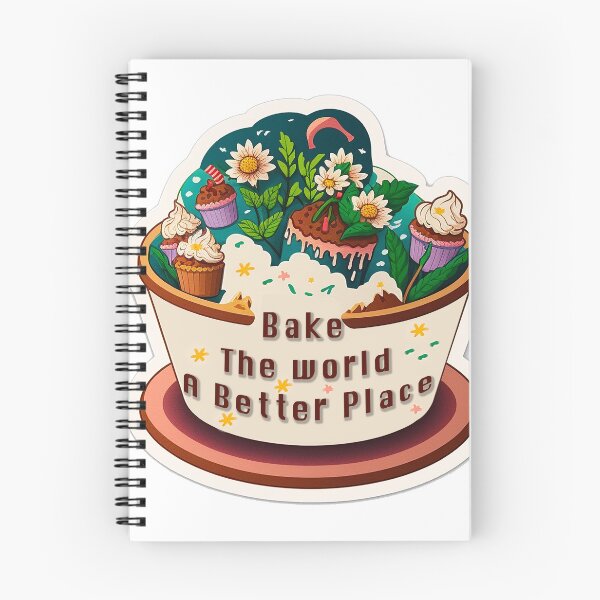 Aperçu de l'œuvre Bake The World A Better Place, Let's You Bake The World A Better Place Classic, autocollant créée et vendue par Digitalprint95.