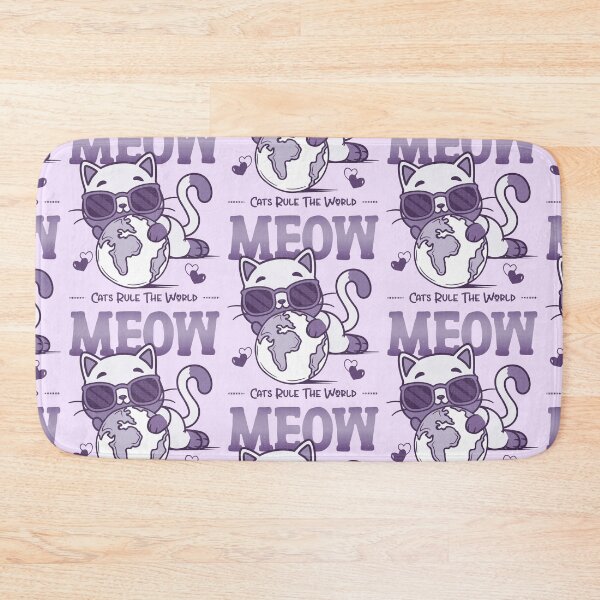 Item preview, Cats rule the world - funny cat quotes designed and sold by VichallanStudio.