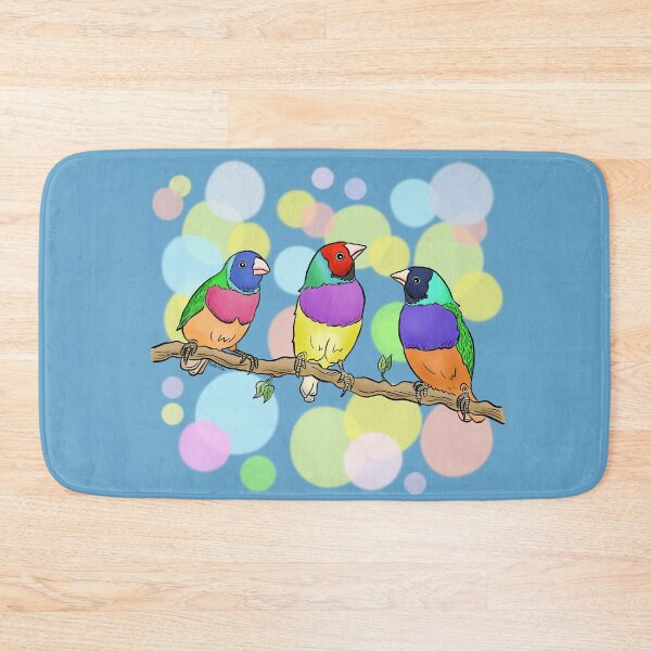 Item preview, Gouldian finch birds designed and sold by doodletokki.