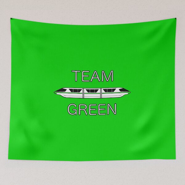 Item preview, Team Green Monorail designed and sold by Uncle-Orville.
