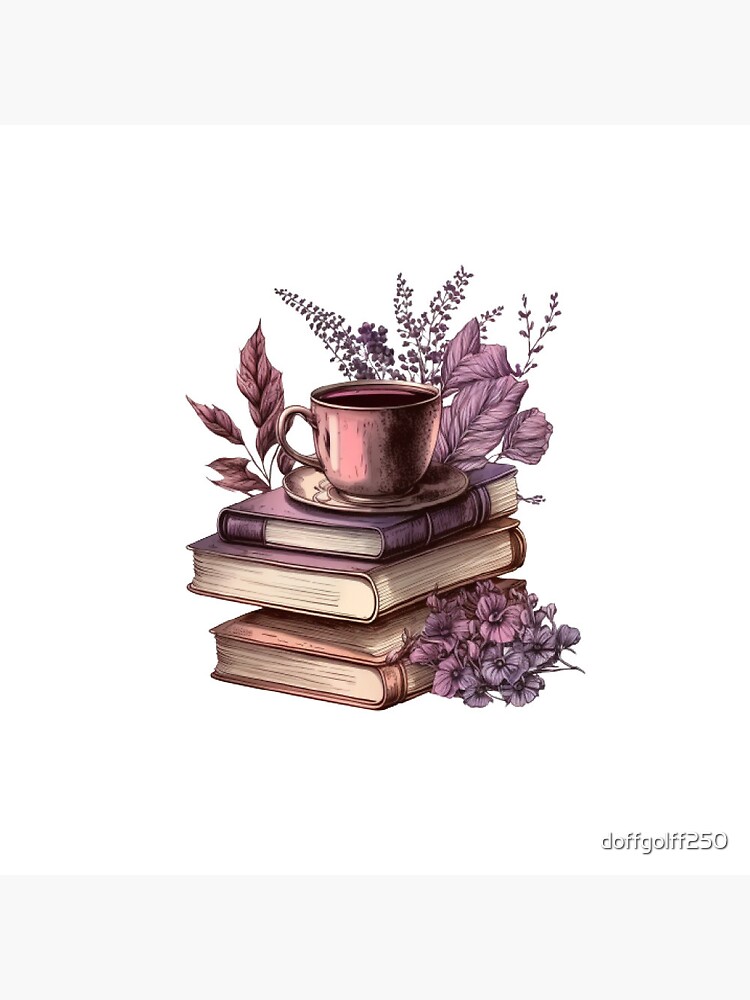 floral book Sticker for Sale by doffgolff250