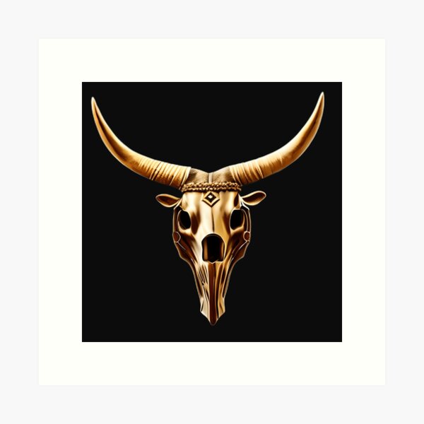 BOHO Cow Bull Skull - Cute BOHO Cow Awesome Gift For Women and