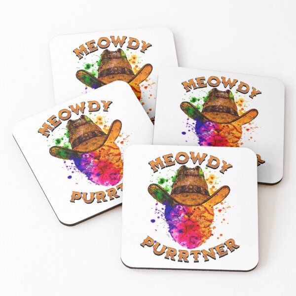 Item preview, Meowdy Purrtner - Cat in a Cowboy Hat designed and sold by Rich Summers Art.